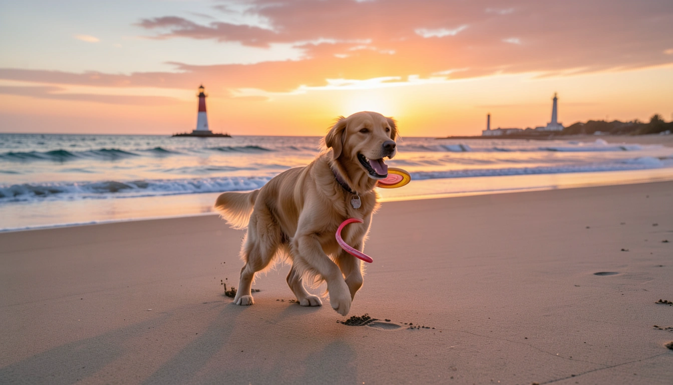 하조대 해변에서 우리 강아지, 어디까지 즐길 수 있을까?