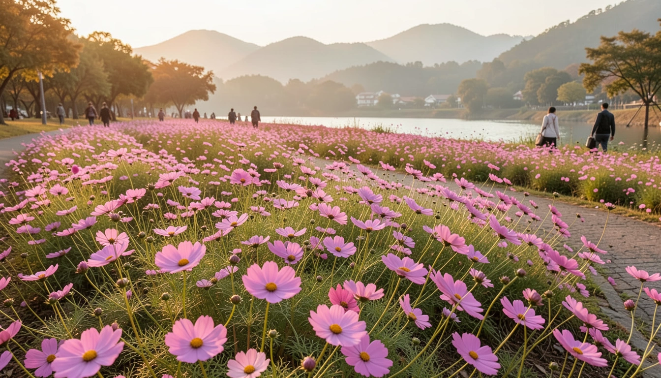 단계별 팔당물안개공원 코스모스 즐기기: 나만의 워킹 & 사이클링 코스