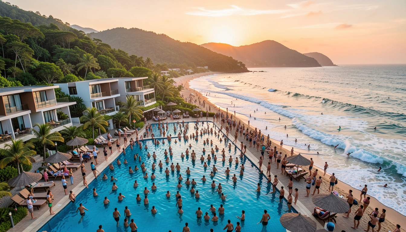 나만의 탄비치 스타일 찾기: 풀파티 vs 서핑 vs 힐링 숙박